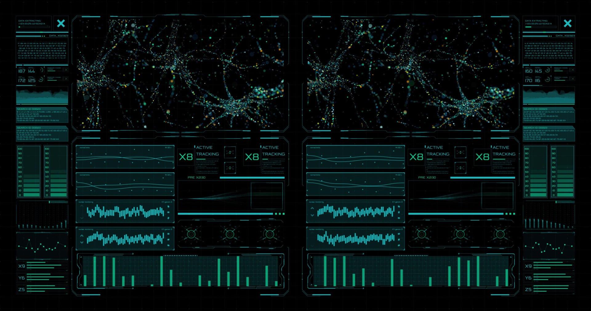 Medical hud interface of the future, a system for managing medical data obtained by scanning the neural network of the human brain. Neuroprosthetics and restoration of brain functions after strokes and traumatic brain injuries.